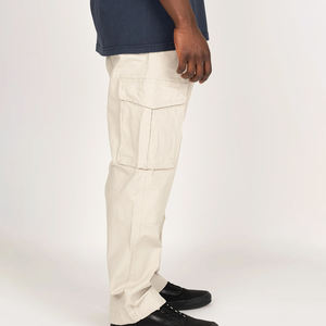 Pantalon cargo décontracté pour homme, antibactérien, respirant, séchage rapide, léger, en coton et élasthanne, de haute qualité, lavé - Product Image 2