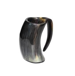Viking-Inspired Natural Horn Mug Luxury Modern Design Handmade Eco-friendly Organic Material Perfect Drinking - Product Image 1