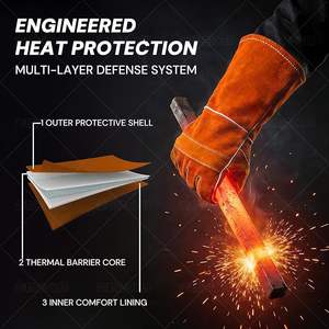 Guantes Tig Resistentes al Fuego para Estufas de Leña, Hornos, Manipulación de Animales, para Mayor Seguridad - Product Image 6