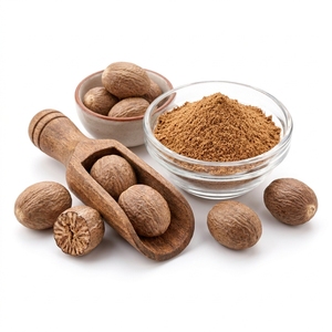 High Purity Nutmeg Powder Pharmaceutical Grade <b>Spice</b> Herbal Processing Raw Material Bulk Supply Export Quality Nutmeg Ingredient - Product Image 1