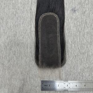 Perruque sans colle avec closure et frontal en dentelle HD – Cheveux humains vierges bruts alignés sur les cuticules, extensions capillaires naturelles de haute qualité - Product Image 2