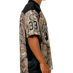 Camiseta de Fútbol Americano de Malla de Camuflaje, Talla Grande, Transpirable, para Entrenamiento Deportivo, con Estampado de Número, Uniforme de Equipo, Venta al Por Mayor - Product Image 5