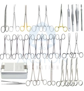 Kit Quirúrgico para Esterilización Felina, Juego de Instrumentos Veterinarios Manuales de Acero Inoxidable - Product Image 2