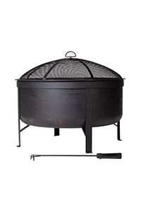 Braseros Modernos de Metal con Acabado Artesanal de la India, Brasero de Gas Natural Portátil para Calefacción de Jardín al Aire Libre, Decoración de Terraza - Product Image 6