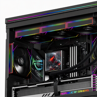 Refroidisseur de processeur liquide AIO Thermalright Peerless Vision 360 ARGB BLACK avec écran 3,95 pouces, pompe 3000 tr/min, compatible LGA1851 AM5, kit système de bureau