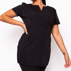 Uniforme de Trabajo de Alta Calidad para Técnicos de Salón de Belleza, Túnica Elástica para Masajes Tailandeses, con Logotipo Personalizado, para Mujer - Product Image 1