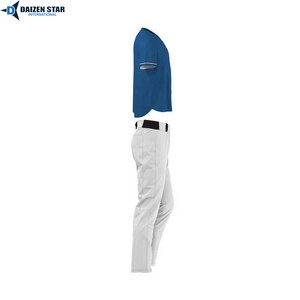 Bulk Baseball Teamwear Set Breathable 100% Polyester Anti-Bacterial Quick Dry Training Game Suit - Product Image 4