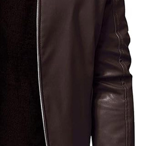 Chaqueta de Cuero de Nuevo Diseño para Hombre, Estilo Moderno, Chaqueta de Cuero Profesional de Alta Calidad al por Mayor para Hombre - Product Image 3