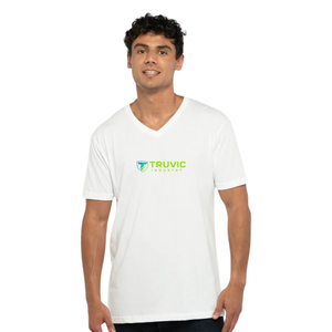 T-shirt classique pour homme à col en V, léger, respirant, décontracté, basique, personnalisable, fournisseur OEM ODM - Product Image 1