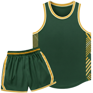 Ensemble de shorts et maillot de basket-ball antibactérien pour femmes, couleurs d'équipe personnalisées, uniformes de basket-ball sans manches à séchage rapide pour femmes - Product Image 4