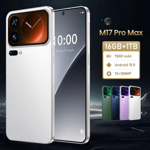 Smartphone M17 Pro 5G à bas prix et de haute qualité, écran 7,3 pouces, 16 Go + 1 To, processeur MTK, appareil photo 108 MP, téléphone Android débloqué - Product Image 1