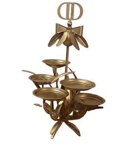 Expositor de Pasteles de Latón con Acabado Dorado de Lujo para Fiestas de Cumpleaños y Bodas, Soporte para Cupcakes, Pasteles y Galletas - Product Image 4