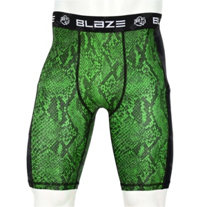 กางเกงขาสั้น Blaze Fight Wear สำหรับผู้ชาย ทรงกลางเอว สไตล์สตรีทแฟชั่น ระบายอากาศได้ดี สวมใส่สบาย ลายเรียบ ผลิตจากไนลอน/สแปนเด็กซ์ แห้งเร็ว - Product Image 2