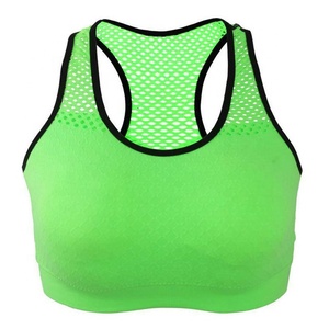 Sujetador deportivo de alto impacto para mujer de talla grande con diseño de tiras cruzadas en la espalda, material de elastano/poliéster para fitness - Product Image 2