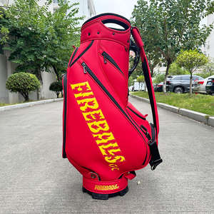 Sac de golf Bagnex 2026 en cuir PU mat, personnalisable avec logo, sac de golf pour chariot, sac de golf brodé pour hommes - Product Image 1