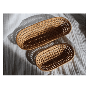 Bol en rotin artisanal durable du Vietnam, panier en osier naturel suspendu pour rangement cuisine et salle de bain, durable, écologique, pour aliments - Product Image 3