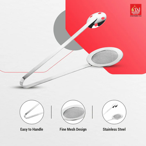 Best Selling S.S. <b>Mesh</b> Service Tong Food Serving Tongs with <b>Mesh</b> <b>Strainer</b> Oil Frying Food Clip - Product Image 4