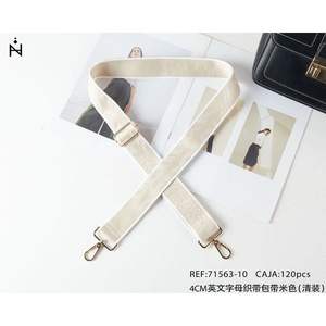 Correa de Tela de 4 cm con Letras Negras, Asa de Bolso, Accesorios para Bolsos de Mujer, Estilo Moderno - Product Image 2