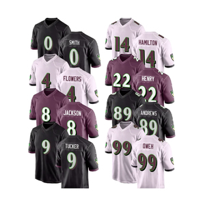 Maillots de football américain de conception nouvelle 2026, meilleure qualité, brodés pour hommes, tenues de football américain, maillots de rugby pour les 32 équipes - Product Image 1