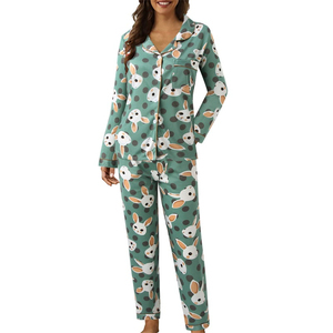Women's 100% Cotton 2-Piece Pajama Set with Camisole Top and Shorts Customizable Color & Logo <b>High</b> Quality Printed Sleepwear - Product Image 4