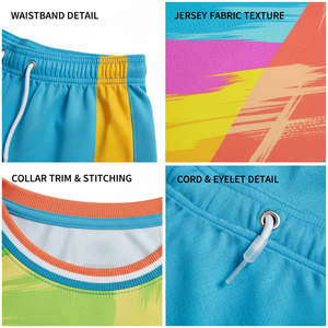 Uniformes de Baloncesto de Nuevo Diseño, Ropa de Baloncesto de Venta Caliente, Uniforme de Baloncesto para Niños de Secado Rápido 100% Poliéster - Product Image 6