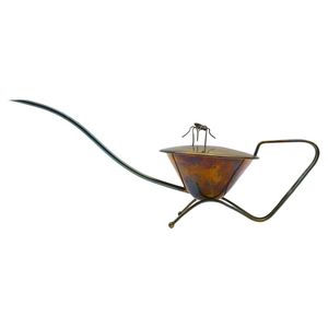Arrosoir élégant Linea Exports Inc. avec poignée en cuivre pour jardinage, sécurité et santé, en métal - Product Image 2