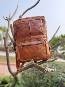 Real Crunch Leather Backpack Multi Uses <b>Bags</b> Hot Sale Genuine Leather <b>Laptop</b> <b>Bag</b> Backpack School <b>Bag</b> Notebooks - Product Image 5