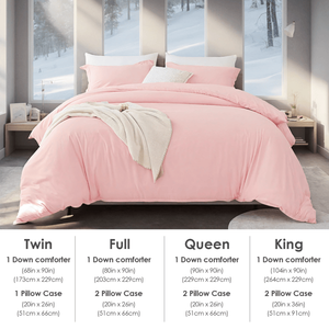 Set Copripiumino Premium Rosa Extra Large in Microfibra, 3 Pezzi con 1 Copripiumino e 2 Federe, Resistente allo Sbiadimento e Traspirante - Product Image 5