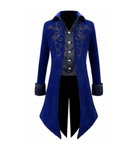 Veste de costume steampunk, veste médiévale, veste victorienne, veste de pirate, veste de prince, veste gothique, veste de cosplay fantastique, OEM 100% polyester - Product Image 1