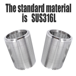 Lianda 50 micron nêm dây ống <span class=keywords><strong>Johnson</strong></span> màn hình khe cắm ống cao tốc độ dòng chảy rãnh nước tốt màn hình ống cho dầu tách nước - Product Image 6
