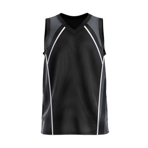 Custom Basketball Jersey Shorts Set Red <b>Blue</b> <b>White</b> <b>Striped</b> V-Neck Sleeveless 100% Polyester Moisture Wicking Unisex Reversible - Product Image 6
