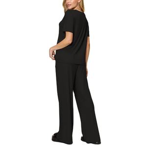 Camiseta y conjuntos cortos de mujer con estampado de moda de la mejor calidad, camisetas de manga corta de verano, conjuntos de pantalones cortos para mujer de BD - Product Image 5