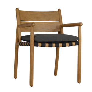 Chaises de jardin minimalistes avec coussin bas, fauteuils de jardin à une place, meilleure qualité pour les meubles d'intérieur et d'extérieur - Product Image 5