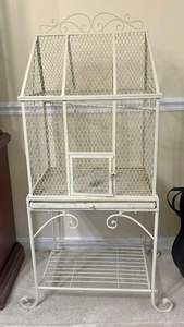 Décoration d'intérieur : Cage à oiseaux pour perruches, pinsons, agapornis, support pour os de seiche, seiche - Product Image 2