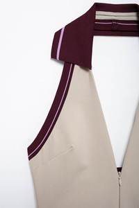 Vestido Deportivo de Invierno para Mujer, Personalizable, 100% Poliéster, Estampado, con Cierre de Media Cremallera, de Secado Rápido, para Tenis y Golf - Product Image 6