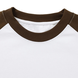 Camiseta de Manga Larga para Hombre, Estilo Raglán, Lavado Ácido, con Logotipo Personalizado, Prenda sin Estampado - Product Image 4