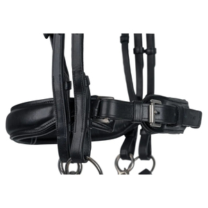 Accessoire d'équitation personnalisé en cuir véritable de style bride anglaise, fait main, pour le dressage et le saut d'obstacles, emballage personnalisé, modèle SULEMAN LG - Product Image 2