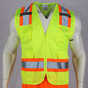Gilet de sécurité réversible en coton imperméable avec logo personnalisé imprimé, haute visibilité, pour vêtements de travail pour hommes, utilisation en construction, vêtements lumineux - Product Image 3