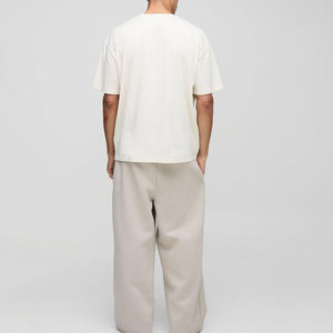 T-shirt Premium Homme Oversize à Épaules Tombantes en Coton Lourd 100% Coton Style Décontracté Streetwear - Product Image 3