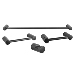 Premium 4 Piece Bathroom Hardware Accessories Set 24 Inch <b>Towel</b> <b>Bar</b> Rack Set Wall Mounted Bath Accessories Kit - Product Image 1