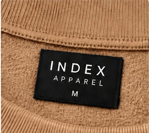Sudadera de Forro Polar con Cierre de Cremallera de un Cuarto, Cuello Alto y Manga Larga para Mujer, Color Camel, de Index Apparel - Product Image 5