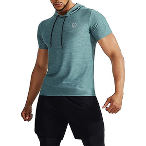 Camisetas Deportivas Unisex Personalizadas, Paquete de 3, Camisetas de Manga Corta para Correr, Sudadera con Capucha, Transpirable, Secado Rápido, Protección UV, Spandex/Poliéster - Product Image 3