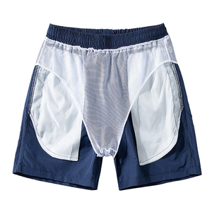 Custom Workout Quick Dry Compression Pants Marathon Running Gym Shorts Men Knee Length <b>Tights</b> Training Racing Shorts - Product Image 3