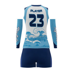 Vente en gros d'uniformes d'équipe de volley-ball personnalisés pour adultes et jeunes, ensemble de shorts en jersey respirants en tissu à séchage rapide - Product Image 3