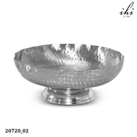 Nieuwe stijlvolle fruitmand topverkoper moderne korte hamer messing voetstuk schaal sleutelhouder entree decoratief metalen handwerk