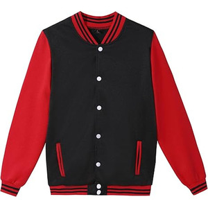 Varsity Jacket College Baseball Letterman Varsity Jacket for <b>Men</b> Embroidery Logos Breathable Jacket - Product Image 2