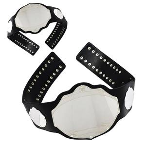 Kivotech Elegant Custom Size Championship Belt Durable Construction for Wrestling and Sports Tournaments Silver Belt - Product Image 4