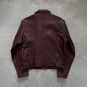 Chaqueta de Motociclista para Hombre, de Cuero, Talla Grande, con Cuello Alto, Cierre de Cremallera y Solapa Personalizada, para Otoño - Product Image 6