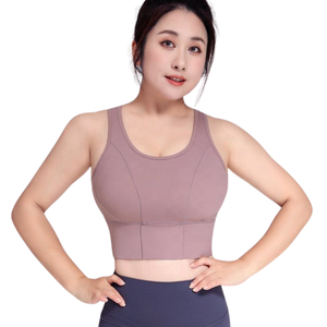 Sujetador Deportivo de Alto Impacto para Mujer, con Copas Permanentes, para Correr, Yoga, de Alta Sujeción, Sin Costuras, Cómodo, Elástico y Transpirable - Product Image 6