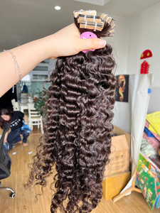 Bande de cheveux humains prête à être expédiée Extensions de cheveux cambodgiens - Product Image 5